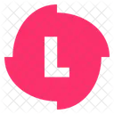 L Alphabet Letter Icon