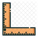 L Ruller Ruler Measurement Tool Icon