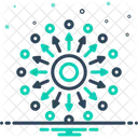 Diffusion Propagation Proliferation Icône