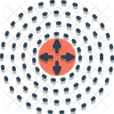 Diffusion Propagation Proliferation Icône