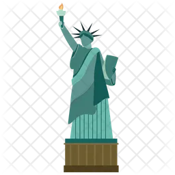 La estatua de la libertad  Icono