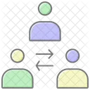 Icone De Couleur Lineaire De Mediation Icon