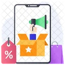 Promocion De Paquetes Promocion De Productos Promocion En Linea Icono