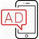 Publicidad Movil Radio Anuncio Icono