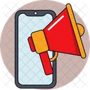 Publicidad Movil Anuncios Para Smartphones Marketing Digital Icono