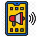 Publicidad Movil Publicidad Magaphone Icono