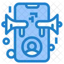 Publicidad Movil Usuario De Marketing Online Marketing Online Icono