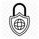 La seguridad cibernética  Icono