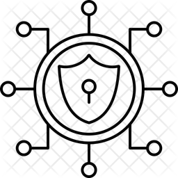 La seguridad cibernética  Icono