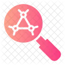 Lab Biology Magnifying Glass Icon