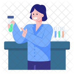 Lab Assistant Icon - Download in Flat Style