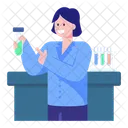 Lab Technician Sample Testing Lab Assistant Icon