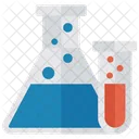 Laboratory Equipment Lab Apparatus Test Tube And Flask Icon