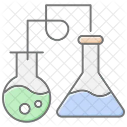 Lab Experiment Icon - Download in Colored Outline Style