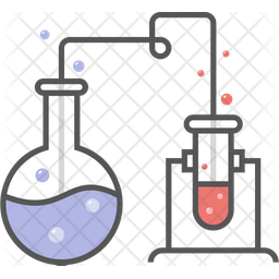 Lab Experiment Icon - Download in Colored Outline Style