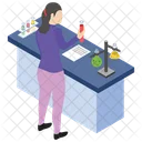 Chemical Testing Lab Experiment Laboratory Test Icon