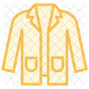 Lab Coat Color Outline Icon Icon