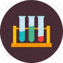 Lab Flask Culture Tube Experiment Icon