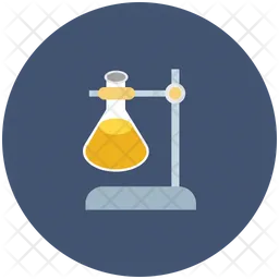 Lab Flask And Stand  Icon