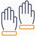 실험실 장갑  아이콘