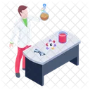 Lab Experiment Chemical Experiment Lab Practical Icon