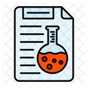 Science Report Chemistry Report Chemical Report Icon