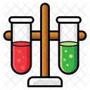 Test Tubes Medical Apparatus Lab Tool Icon