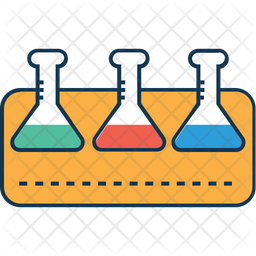 Lab Testing Icon - Download in Colored Outline Style