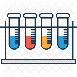 Lab Testing Icon - Download in Colored Outline Style