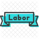 Label Day Banner Icon