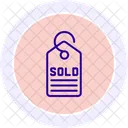 Label Sold Line Icon Icon