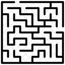 Laberinto Rompecabezas Desafio Empresarial Icono