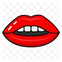 Labial Region Mouth Edges Mouth Borders Icon