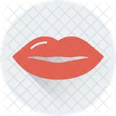 Labios Mujer Beso Icono