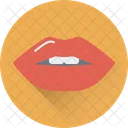 Labios Mujer Beso Icono