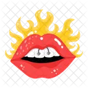 Boca Oral Labios Vermelhos Icon