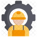 Labor Helmet Engineer Icon