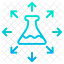 Kolben Erlenmeyerkolben Wissenschaft Symbol