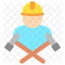 Worker Labor Construction Icon
