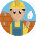 Labor Worker Masonry Icon