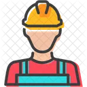 Trabajador Mecanico Construccion Icono