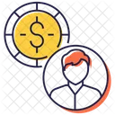 Labor Cost Employee Cost Employee Compensation Icon