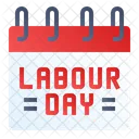 Labor Day Calendar May Icon