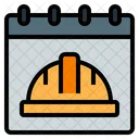Labor Day Helmet May Holiday Calendar Date Icon