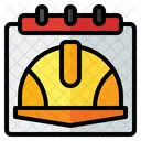 Labor Day Workers Helmet Icon