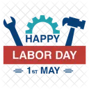 Labor Day Badge  Icon