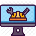 Labor Day Labour Day Monitor Icon