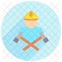 Worker Labor Construction Icon