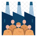 Labor Market Economy Factory Icon