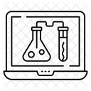 Laboratorio Virtual Curso En Linea Aprendizaje En Linea Icono
